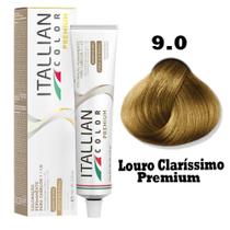 Coloração Itallian Premium Louro Claríssimo 9.0