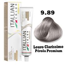 Coloração Itallian Premium Louro Claríssimo Perola 9.89