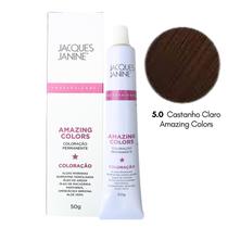 Coloração Jacques Janine 5.0 Castanho Claro 50g Coloração Jacques Janine 5.0 Castanho Claro 50g