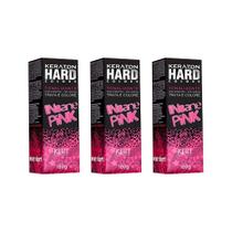 Coloraçao Keraton Hard Colors Insane Pink - Kit Com 3Un