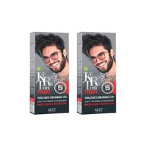 Coloração Keraton Men Cast Escuro - Kit Com 2Un