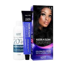 Coloração Keraton Selfie 1.0 Preto - Kert Profissional
