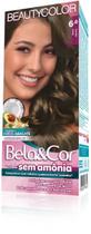 Coloração Kit Bela&cor Sem Amônia 6.0 Louro Escuro Coloração Kit Bela&cor Sem Amônia 6.0 Louro Escuro