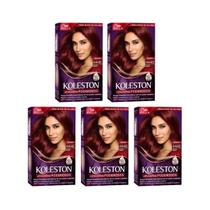 Coloraçao Koleston 4446 Borgonha Vibrante - Kit C/5Un Coloraçao Koleston 4446 Borgonha Vibrante - Kit C/5Un