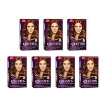 Coloraçao Koleston 54 Castanho Dourado Acobreado-Kit C/7Un