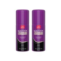 Coloraçao Koleston Retoque Spray Preto 100Ml - 2Un