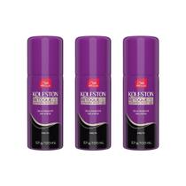 Coloraçao Koleston Retoque Spray Preto 100Ml - 3Un