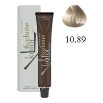 Coloração Kostume Kolor 10.89 Loiro Claríssimo Perolado 60ml