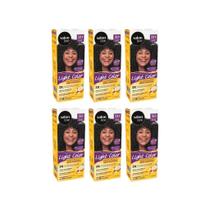 Coloraçao Light Color 3.0 Castanho Escuro - Kit Com 6Un
