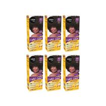 Coloraçao Light Color 4.0 Castanho Medio - Kit Com 6Un