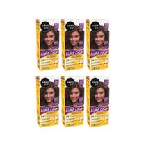 Coloraçao Light Color 5.0 Castanho Claro - Kit Com 6Un