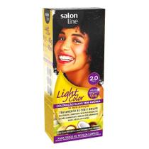 Coloração Light Color Efeito Gloss Preto 2.0 - Salon Line Coloração Light Color Efeito Gloss Preto 2.0 - Salon Line