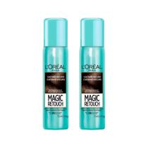 Coloraçao Loreal Magic Retouch 75Ml Spray Castanh Escuro-2Un Coloraçao Loreal Magic Retouch 75Ml Spray Castanh Escuro-2Un