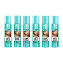 Coloraçao Loreal Magic Retouch 75ml Spray Louro Escuro - 6un