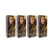 Coloraçao Luminous 5.0 Castanho Claro - Kit C/ 4un