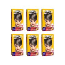 Coloração Marcia Liquida 5.0 Castanho Claro - Kit C/6Un Coloração Marcia Liquida 5.0 Castanho Claro - Kit C/6Un