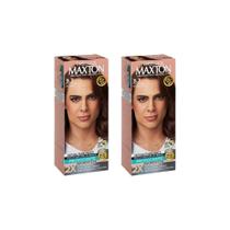 Coloraçao Maxton 5.7 Chocolate Amargo - Kit Com 2Un