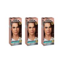 Coloraçao Maxton 5.7 Chocolate Amargo - Kit Com 3Un