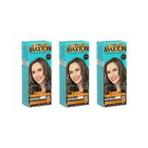 Coloraçao Maxton 6.1 Louro Cinza Escuro-Kit C/3un