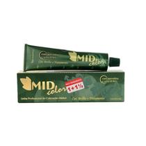 Coloração Mid Color 7.0 Louro Médio Midori 60gr Profissional Tinta de cabelo tintura tonalizante