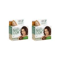 Coloraçao Natucor 6.7 Chocolate-Kit C/2Un