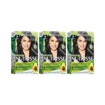 Coloraçao Nutrisse 28 Preto ulado Acai-Kit C/3Un - Garnier