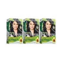 Coloraçao Nutrisse 28 Preto ulado Acai-Kit C/3Un