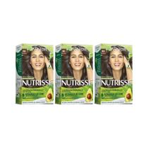 Coloraçao Nutrisse 40 Castanho-Kit C/3Un