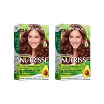 Coloraçao Nutrisse 57 Cast Cl Dour Acaju/Choc Amrg-Kit C/2Un