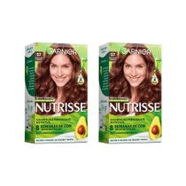 Coloraçao Nutrisse 57 Cast Cl Dour Acaju/Choc Amrg-Kit C/2un