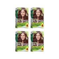 Coloraçao Nutrisse 57 Castanho Claro Dourado Acaju-Kit C/4Un