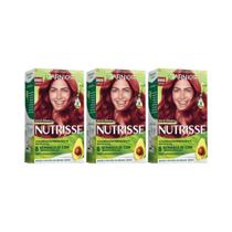 Coloraçao Nutrisse 66.60 Louro Escuro Ultra Verm-Kit C/3Un