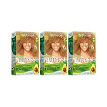 Coloraçao Nutrisse 73 Louro Natural Dourado-Kit C/3Un