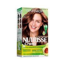 Coloração Nutrisse Chocolate Amargo 57 Castanho Claro Dourada Acaju - Garnier Coloração Nutrisse Chocolate Amargo 57 Castanho Claro Dourada Acaju - Garnier