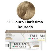 Coloração Permanente 9.3 Louro Claríssimo Dourado Itallia. Color Hairtech - Ital. HairTech