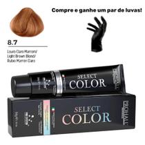 Coloração Permanente Baixa Amônia Tinta de Tons Louro Claro, médio, dourado, escuro Prohall -