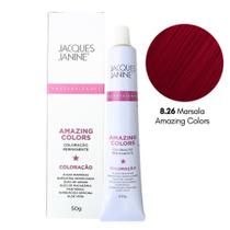 Coloração Permanente Jacques Janine 8.26 Marsala 50G