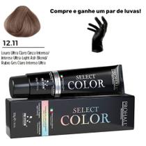Coloração Permanente Select Color Nº12.11 Louro Cinza Intenso Prohall 50g Coloração Permanente Select Color Nº12.11 Louro Cinza Intenso Prohall 50g