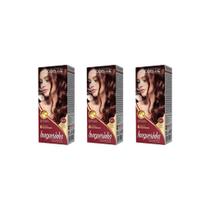 Coloraçao Probelle Burguesinha 4.7 Cast Med Marrom-Kit C/3un