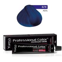 Coloração Professional Color 0/11 Mix Azul 60g - Yamá