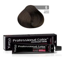 Coloração Professional Color 6.0 Louro Escuro 60g - Yamá