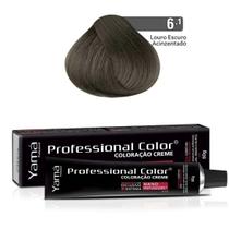 Coloração Professional Color 6.1 Louro Escuro Acinzentado 60g - Yamá