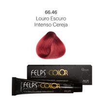 Coloração Profissional Felps Color Cereja Vermelho Especial 66.46 - 60g Coloração Profissional Felps Color Cereja Vermelho Especial 66.46 - 60g