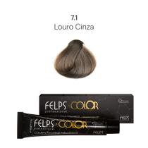 Coloração Profissional Felps Color Louro Cinza 7.1 - 60g Coloração Profissional Felps Color Louro Cinza 7.1 - 60g