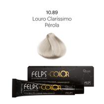 Coloração Profissional Felps Color Louro Claríssimo Pérola 10.89 - 60g Coloração Profissional Felps Color Louro Claríssimo Pérola 10.89 - 60g