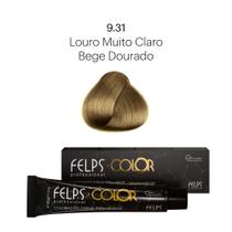 Coloração Profissional Felps Color Louro Muito Claro Bege Dourado 9.31 - 60g Coloração Profissional Felps Color Louro Muito Claro Bege Dourado 9.31 - 60g