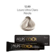 Coloração Profissional Felps Color Louro Ultra Claro Pérola 12.89 - 60g