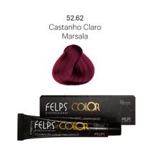 Coloração Profissional Felps Color Marsala Vermelho Especial 52.62 - 60g