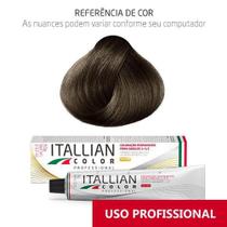 Coloração Profissional Louro Escuro Bege Cinza 6.13 (613) Itallian Color 60g - Itallian Hairtech