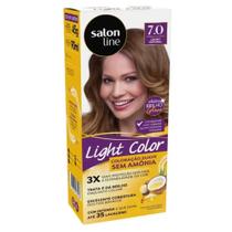 Coloração Salon Line Light Color 7.0 Louro Natural 100ml Suave e Vibrante Coloração Salon Line Light Color 7.0 Louro Natural 100ml Suave e Vibrante